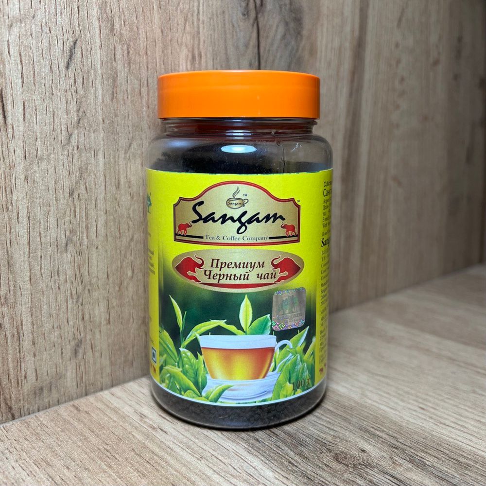 Чай Sangam Herbals Black Tea Premium черный гранулированный Премиум 100 г