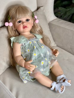 Кукла Реборн виниловая 55см в пакете (FA-105)