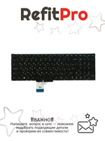 Клавиатура для ноутбука Lenovo Y50-70 русская, с подветкой, черная, T6B2-JME-RU (25215968)(25215999), оригинал