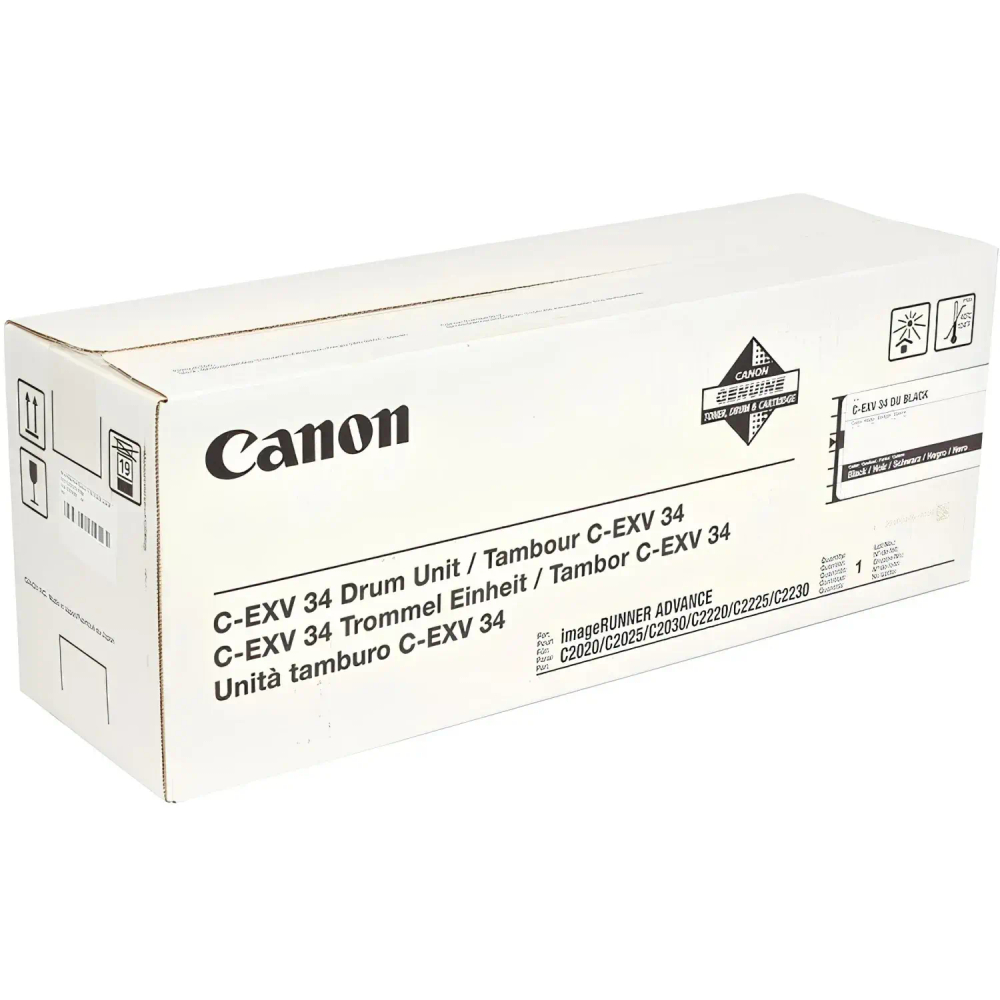 Драм-картридж Canon C-EXV34 (3786B003AA) чер. для IR C2020/2030