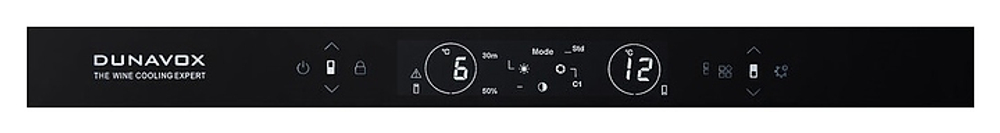 Винный шкаф Dunavox DVS-25.65DSS