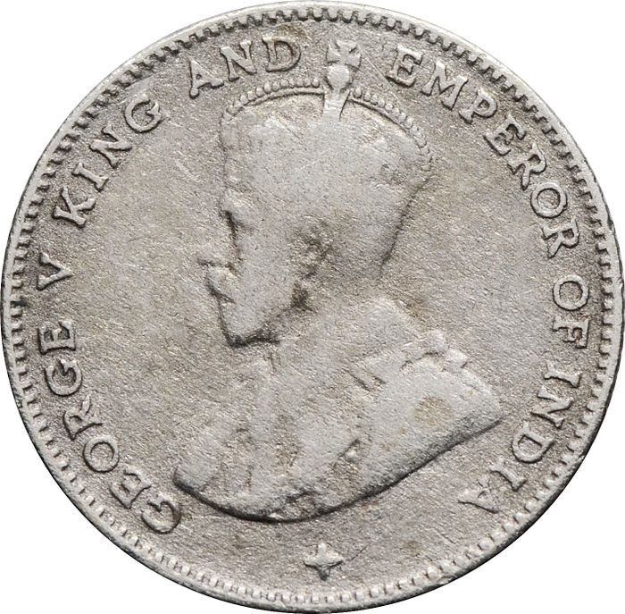 10 центов 1918 Стрейтс Сетлментс F-VF