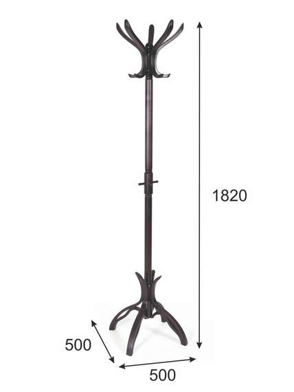 Вешалка напольная В 12Н венге