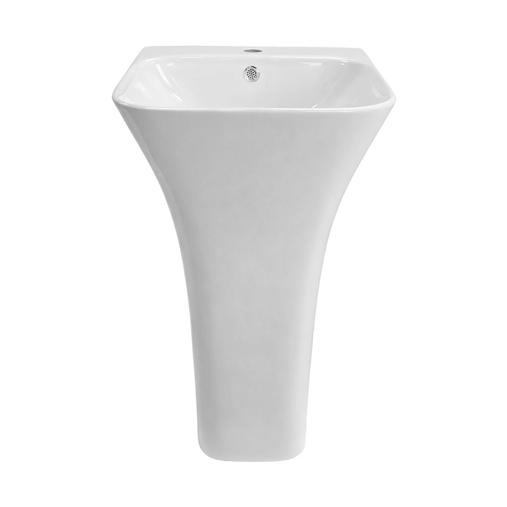 Раковина напольная AZARIO FRETTA SQUARE 450х435х835 отдельностоящая, прямоугольная (AZ-315)