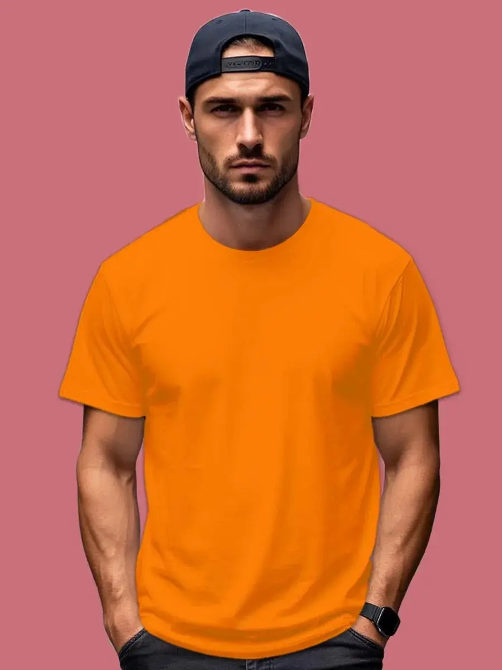 Футболка Взрослая.Премиум однотонная.Набор 2 шт