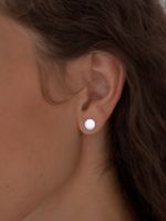 Серьги Круг, глянец