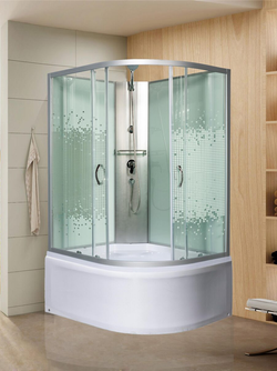 Душевая кабира  МОНОМАХ 10000012103 XL 110/80/44 МЗ L  с поддоном