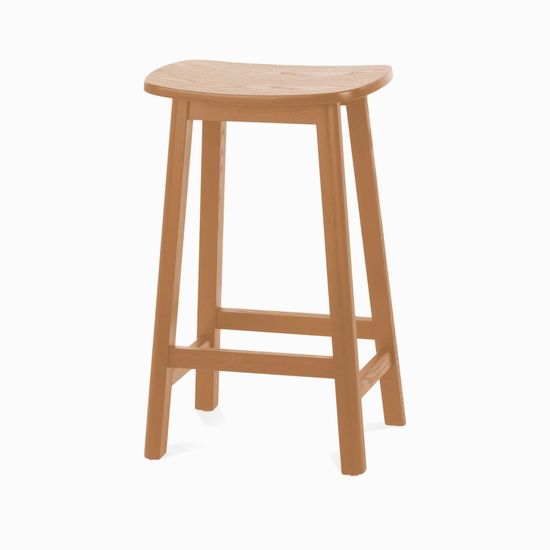 Полубарный стул Sedate деревянный натуральный цвет