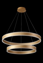 Подвесная люстра Crystal Lux MUCHOS MUCHOS SP123W LED D600+800 GOLD