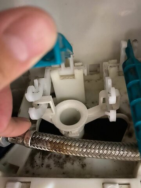 Деталь сливного механизма Roca 3DPR, пластик, усиленный. Артикул AV0022501R / 7V0022501R арт.5226378