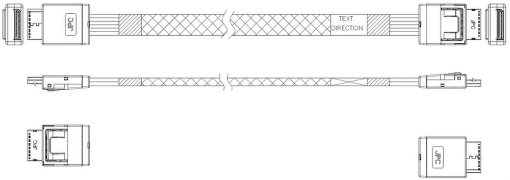 Кабель  JPC P47SSDN01000-2