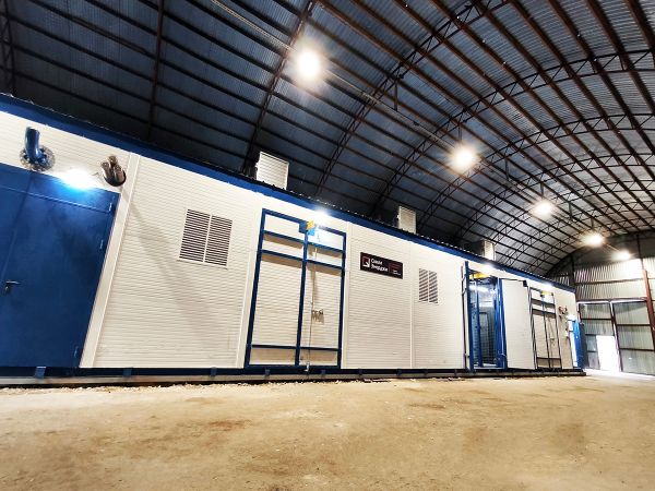 Компрессорная станция в блочно-модульном здании для компании «Нэфис Косметикс»