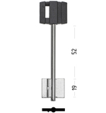 Заготовка сувальдного ключа 10646 BRD6DP