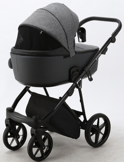 Детская коляска Adamex Porto 2 в 1 PO-PS35 (Т.СЕР+Т.СЕР.КОЖА)