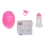 Пупс функциональный с аксесс., короб. YL171019L