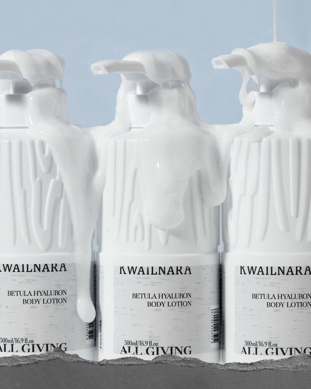 Welcos Kwailnara All Giving Betula Hyaluron Body Lotion лосьон для тела с березовым соком и гиалуроновой кислотой