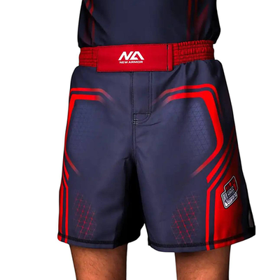 Шорты NEW ARMOR СОЮЗ ММА детские красные