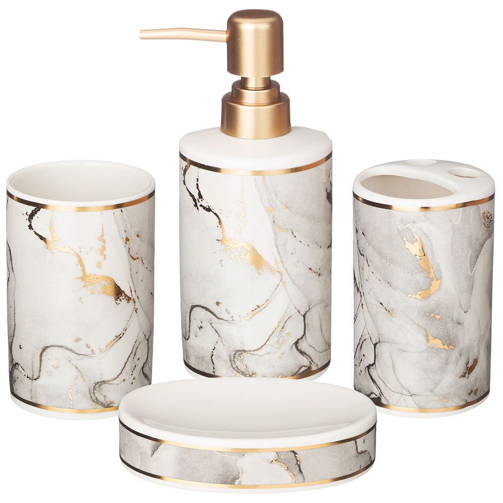 НАБОР ДЛЯ ВАННОЙ КОМНАТЫ 4 ПР. (КОР=12НАБ.) 360 МЛ