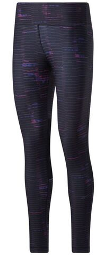 Leginsy Reebok TS Run Lux Bold Tight-Kinetic Stripe W - черный