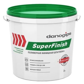 Шпатлевка универсальная Danogips SuperFinish 3 л