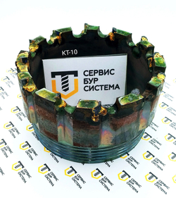 Коронка твердосплавная, усиленная КТ-10, D=(151)