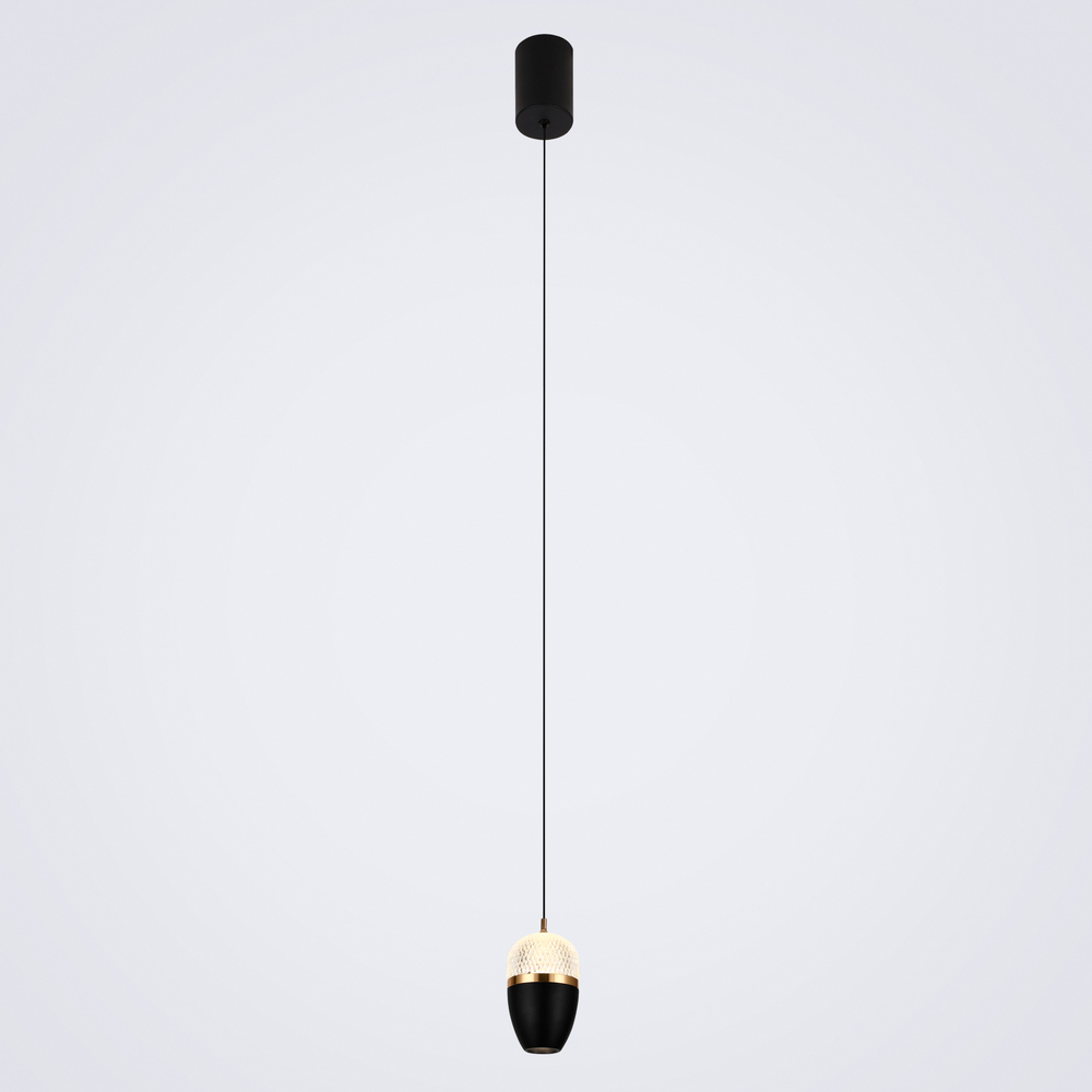 Подвесной светодиодный cветильник LED4U L8754-1 BK