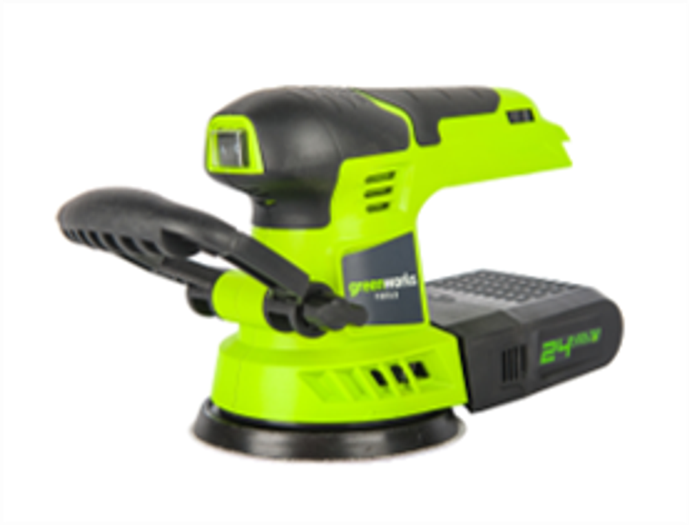 Эксцентриковая шлифовальная машина Greenworks G24ROS, 24V, 125 мм, 3000-12000 об/мин, амплитуда 3.2 мм, без АКБ и ЗУ (3100107)