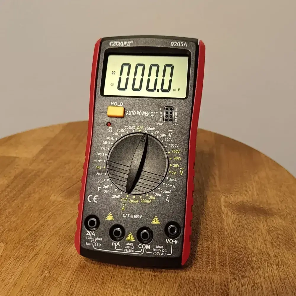 Мультиметр цифровой с прозвонкой цепи, тестер цифровой DM9205A, мультиметр