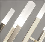 Pendant design lamp  THE LIGHT by Alma 36 lampshades (Nickel)