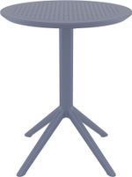 Комплект пластиковой мебели Siesta Contract Sky Folding 60 Pro, темно-серый