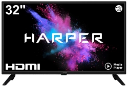Телевизор Harper ЖК 32"; 32R670T черный