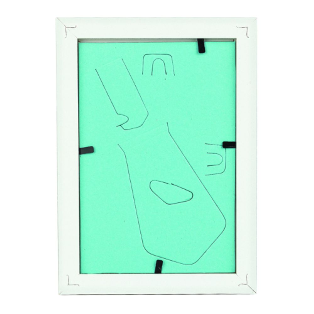 Фоторамка Image Art MD-01/1 МДФ универсальная 10х15 белая | Деревянные со стеклом