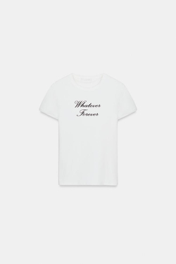 ZARA ФУТБОЛКА С НАДПИСЬЮ, БЕЛЫЙ