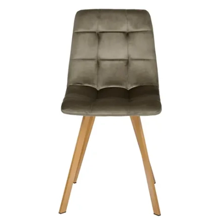 Комплект из 2-х стульев Bradex Home Easy тёмно-коричневый с ножками под дерево