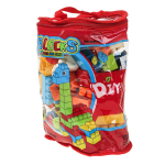 Конструктор блочный 100 элементов, сумка 55A-14