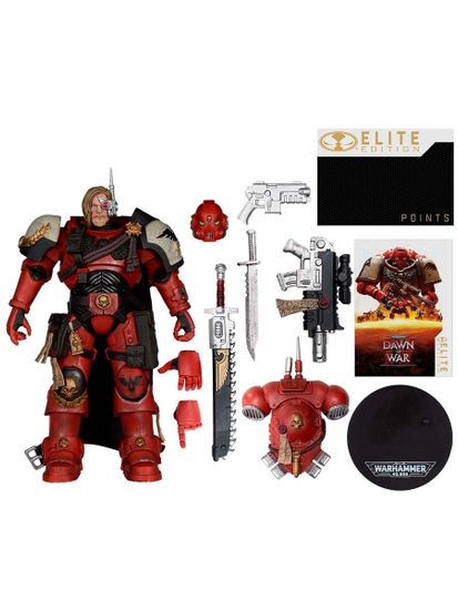 Фигурка Warhammer Dawn Of War 4 Captain Cyrus In Phobos Armor 7" 11246 / Фигурка по мотивам вселенной Вархаммер, Капитан Сайрус 18см