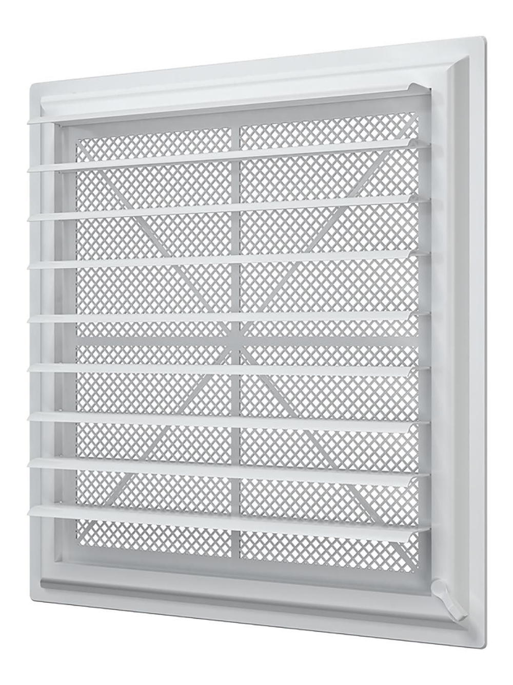 Решетка вентиляционная AIRVENT регулируемая жалюзи 452х483 пластик ERA