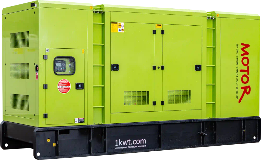Дизельный генератор MOTOR АД 350-T400 (350 кВт, WOLING) в кожухе