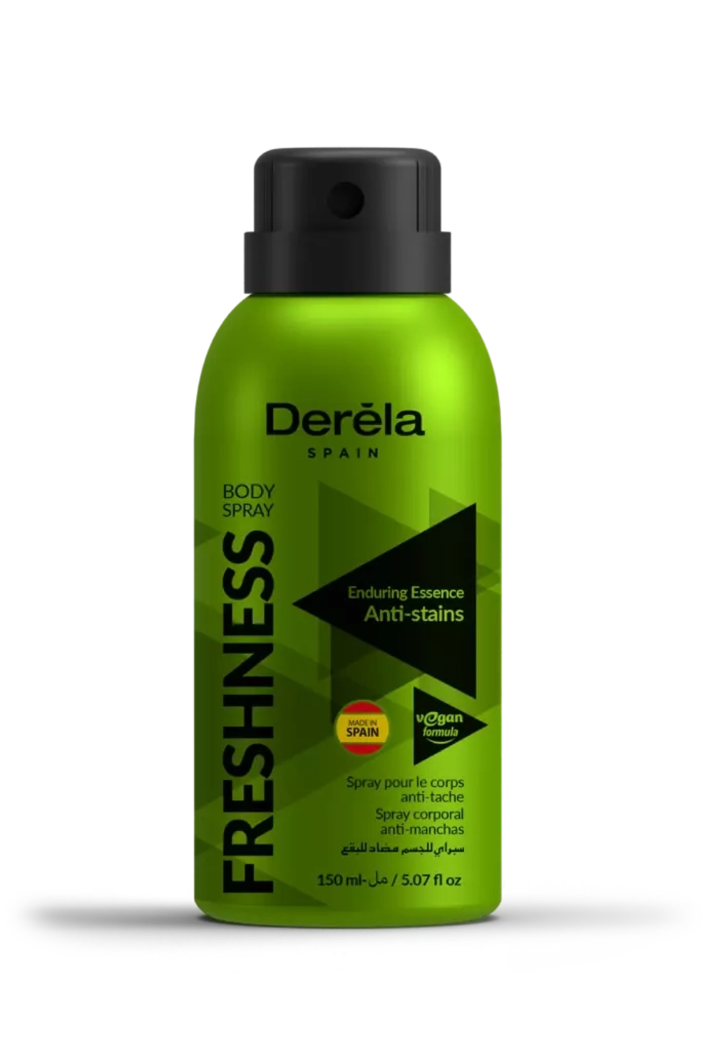DERELA  Дезодорант-спрей для тела  с защитой от пятен FRESHNESS 150мл*12