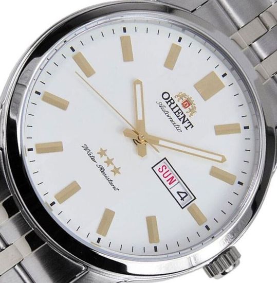 Мужские  механические  часы  Orient  SAB0B009WB крупный план