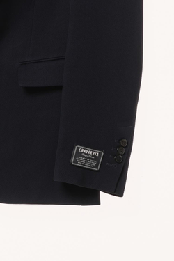 ZARA X WILLY CHAVARRIA БЛЕЙЗЕР ИЗ ВИСКОЗЫ, ТЕМНО-СИНИЙ