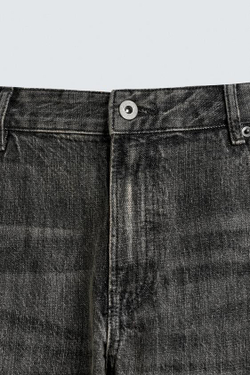 ZARA ДЖИНСЫ FLARE FIT С ЗАНИЖЕННОЙ ТАЛИЕЙ, УГОЛЬНЫЙ