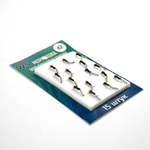 Мормышка вольфрамовая точеная "Уралка+Коронка+Цепочка" (15шт/уп)