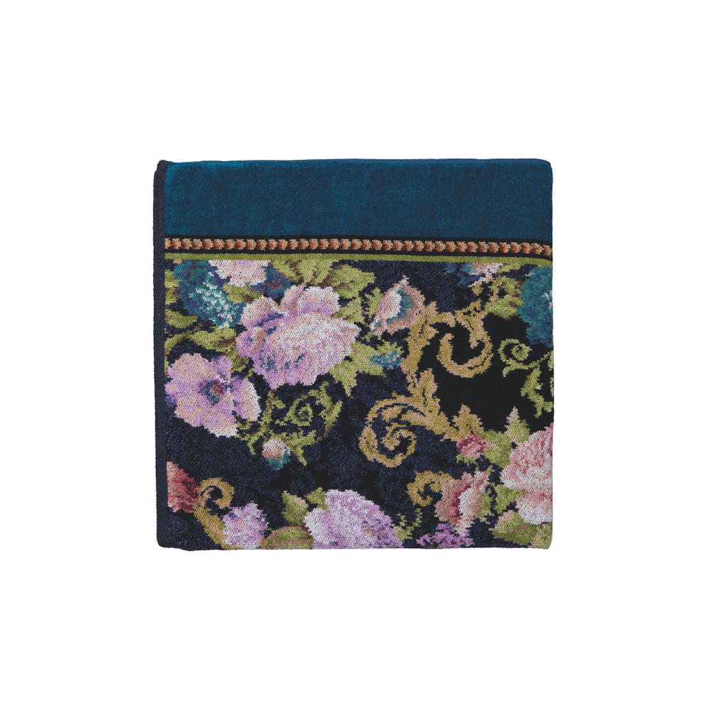 Полотенце 75x150 Feiler Elisaveta 220 petrol синий лазурный