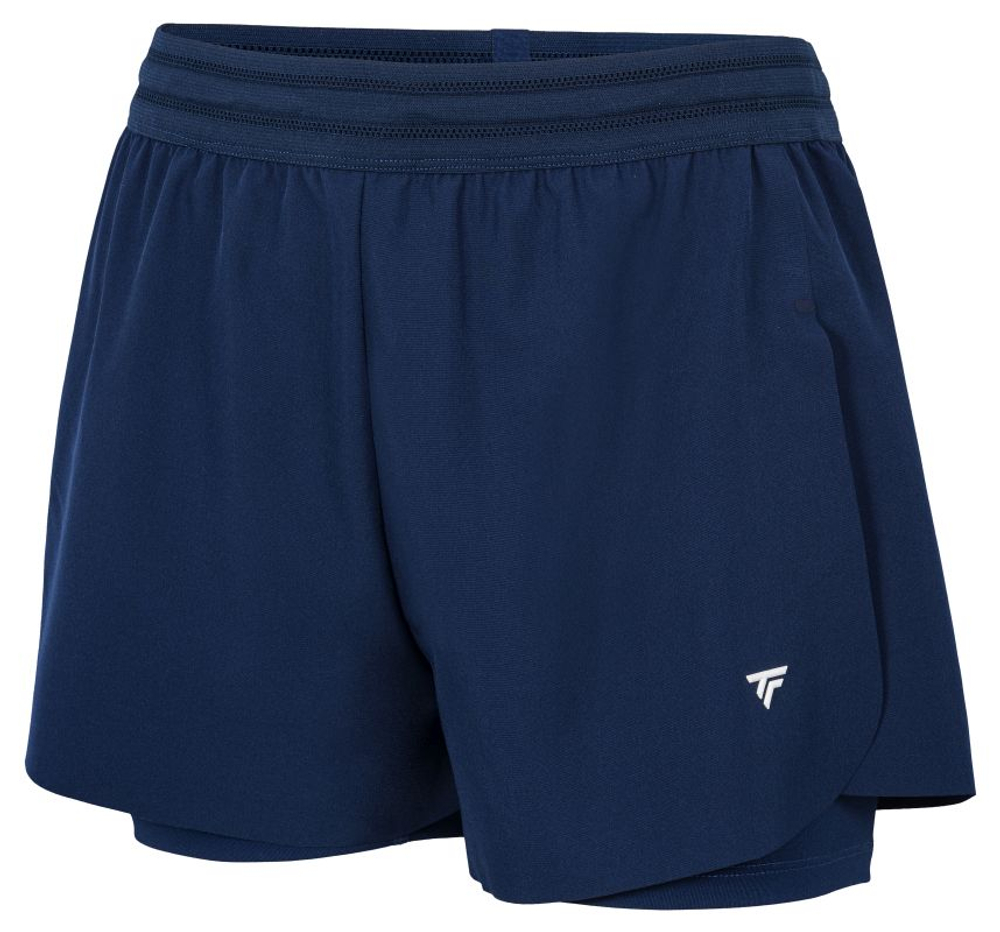 Шорты для девочки теннисные Tecnifibre Team Stretch Junior - marine