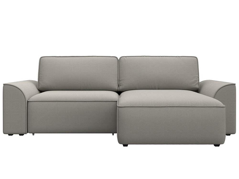 Диван угловой Лига-048 НПБ, Амур 02 бежевый, Рогожка, 128264