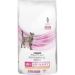 Purina Veterinary Diets 1,5кг+2 пауча Диетический корм для кошек при мочекаменной болезни UR ПРОМО
