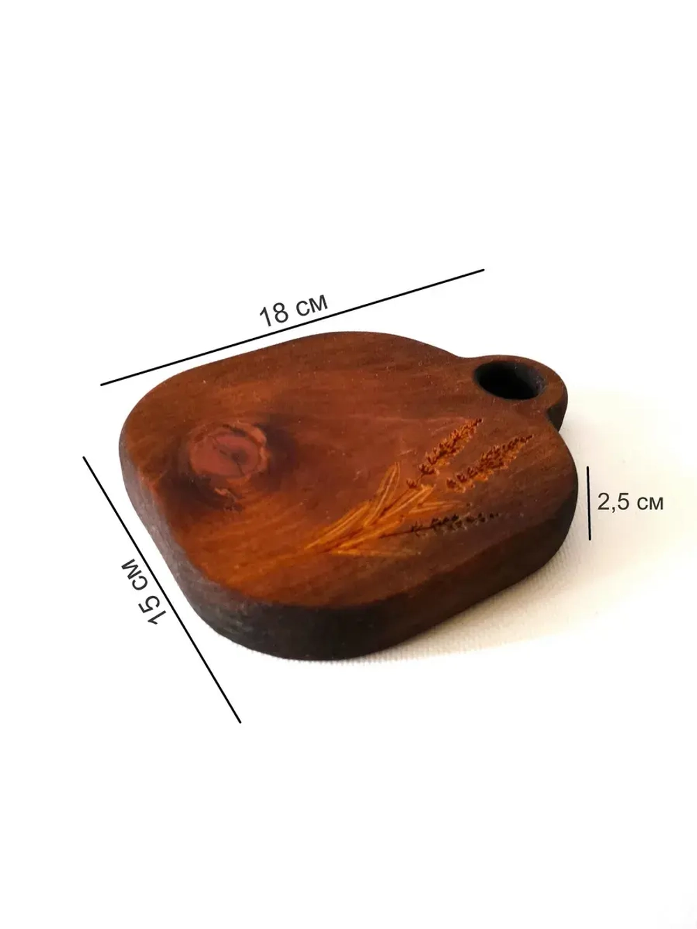 Доска разделочная из дерева сервировочная