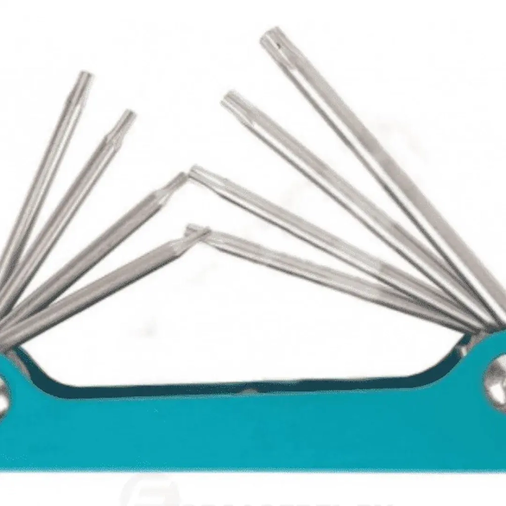 Набор ключей TORX складной 8пр.(Т5-Т10, Т15, Т20) Forsage F-5087F