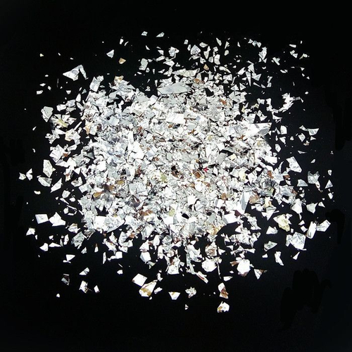 Конфетти Дробленые Серебряные 100 гр